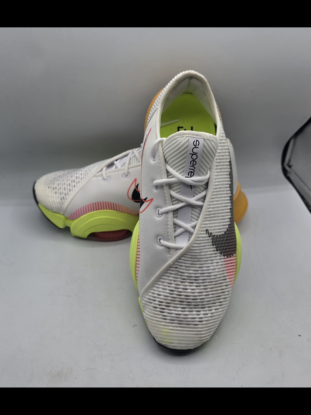 Nike Air Zoom SuperRep 2 Shoes Womens 9.5 White Volt Training Lifting DH7916-121